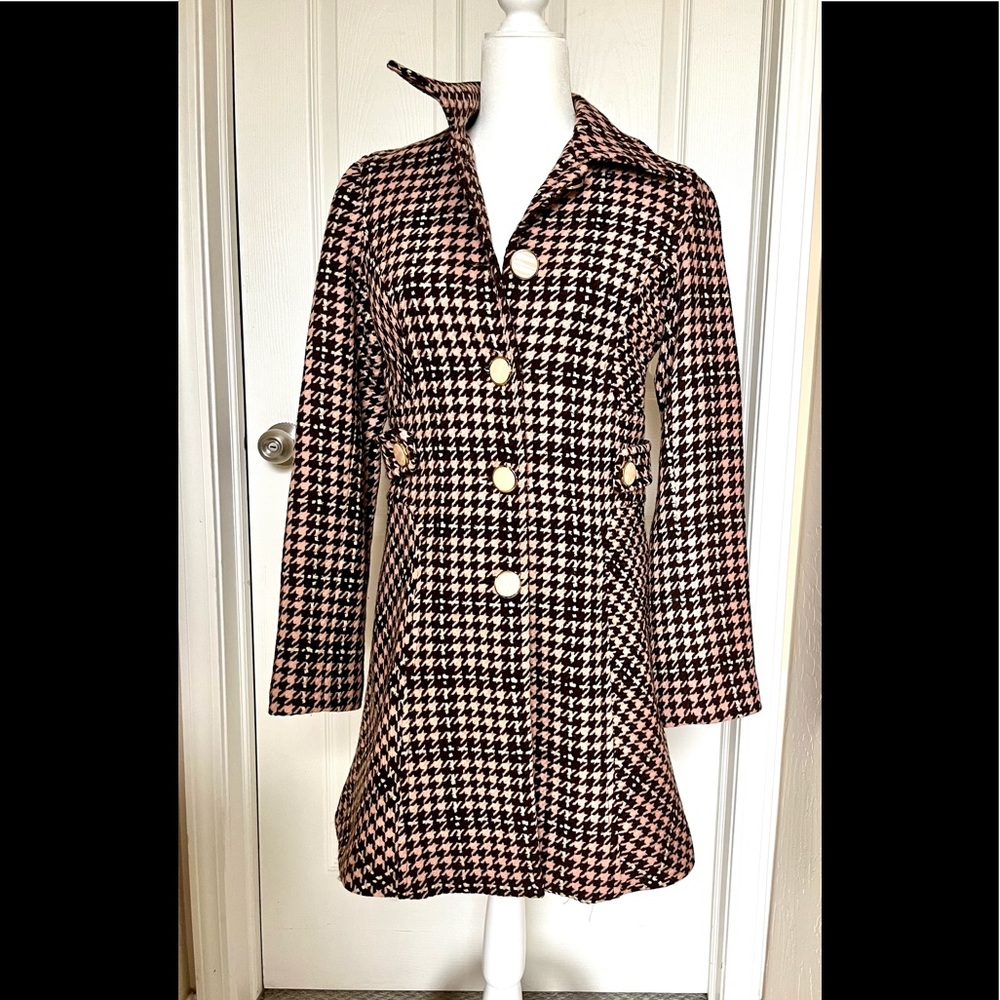 Sassy pink and brown multi-seasonal coat.